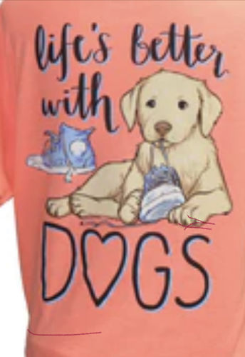 Customer photo review of Life Dog - Coral