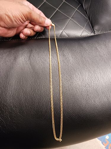 Customer photo review of 4mm 14K Gold IP Premium Miami Cuban Chain