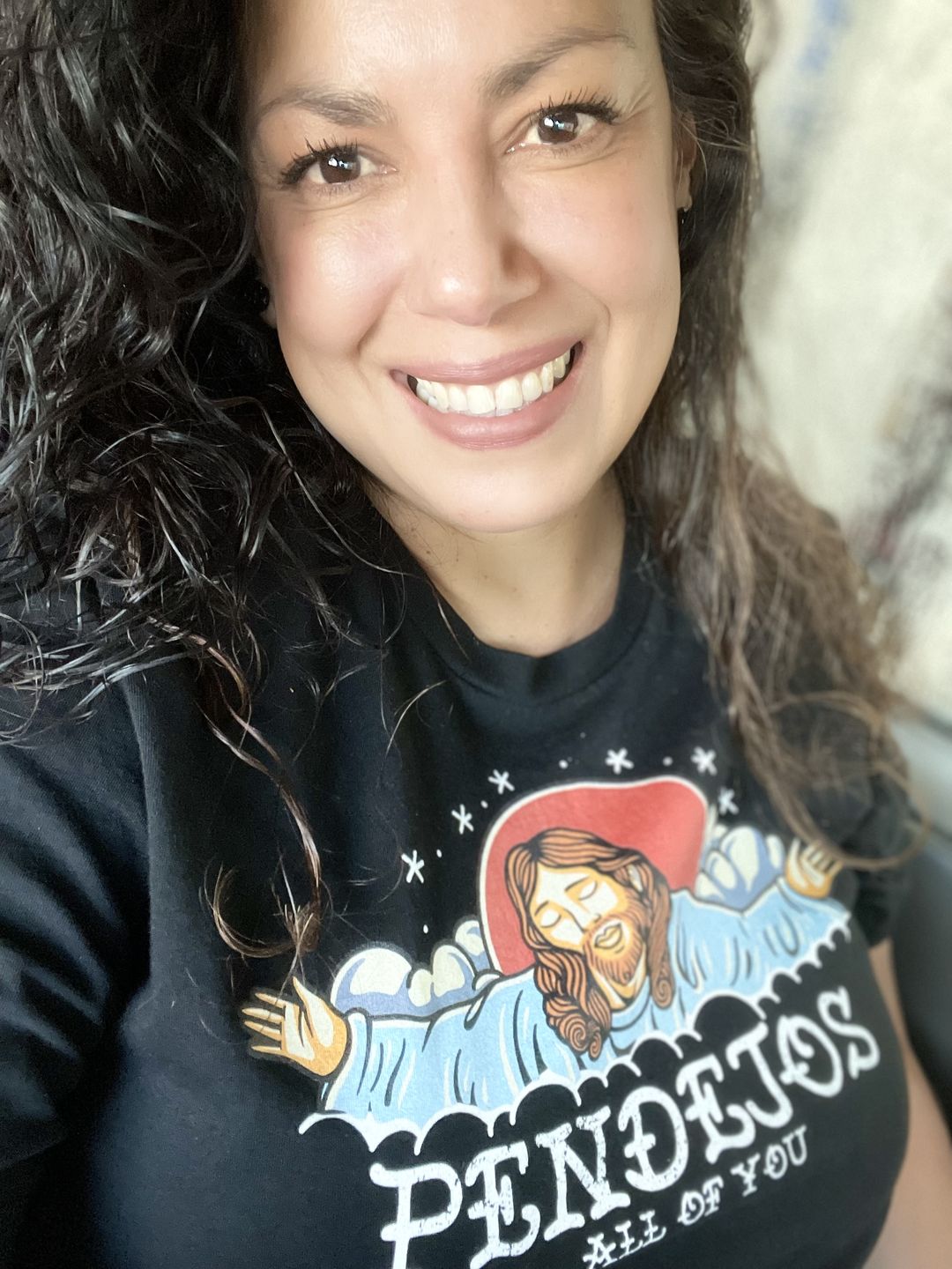 Customer photo review of Premium Pendejos, All Of You Old School OG T-shirt