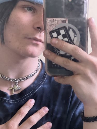 Customer photo review of SKULLBOY PENDANT