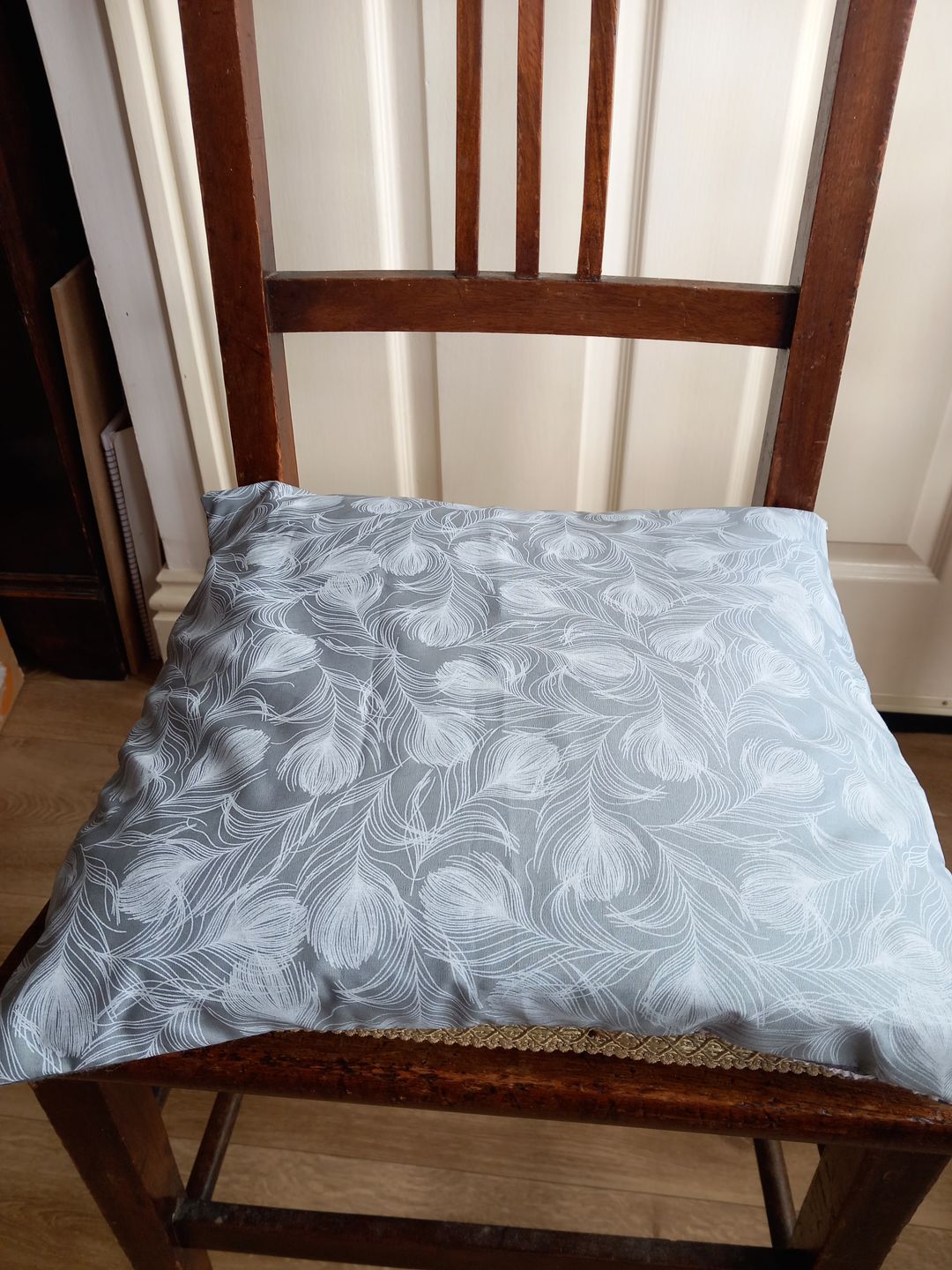 Customer photo review of Delicate Fern Rose & Hubble Cotton Poplin Fabric