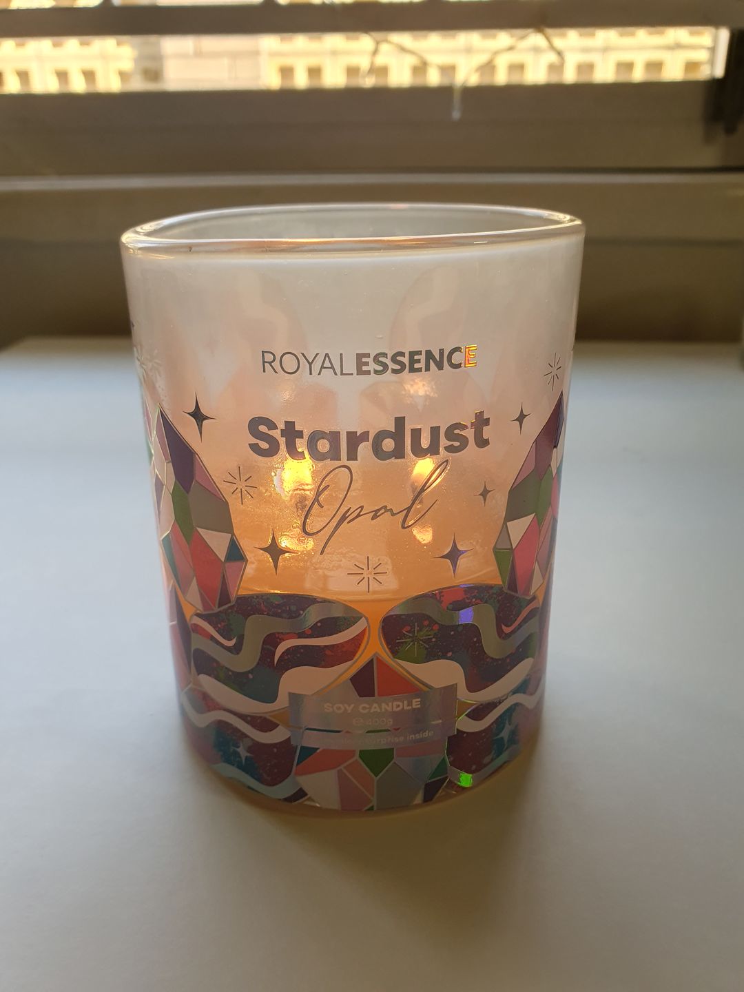 Customer photo review of Stardust Opal (Candle)