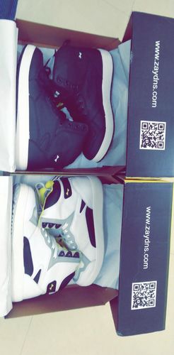 Customer photo review of COSMOS Black Men's High Top sneaker