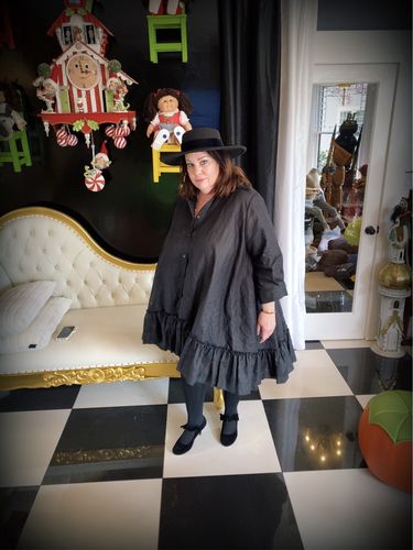 Customer photo review of VANESA Linen summer Dress