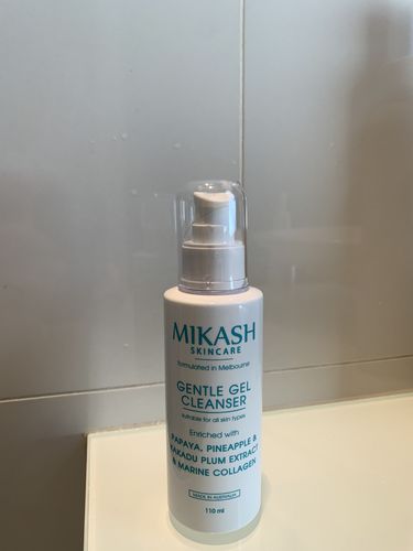 Customer photo review of Gentle Gel Face Cleanser
