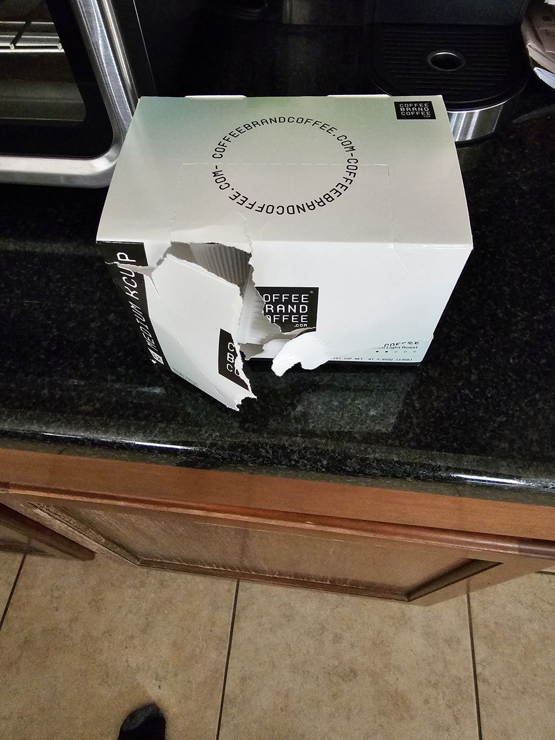 Customer photo review of Premium Medium Roast Kcups
