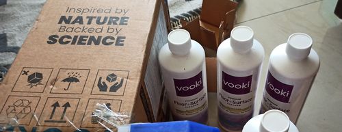 Customer photo review of FLOOR + SURFACE CLEANER 500ml [Pack of 3] | derived from natural ingredients