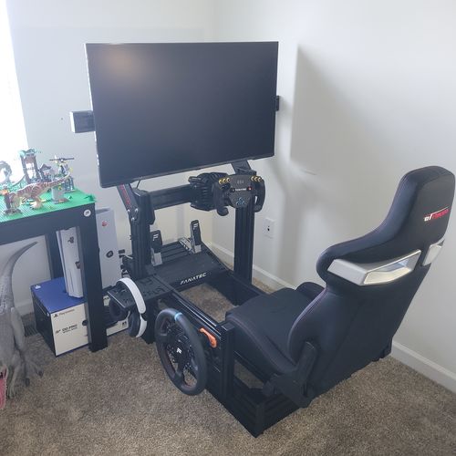Customer photo review of PRIME Integrated Monitor Mount