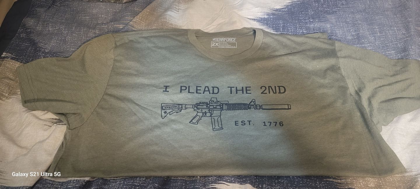 Customer photo review of I Plead The 2nd - Tee