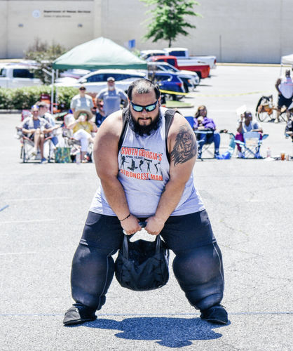 Customer photo review of Strongman throwing bags
