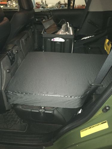 Customer photo review of Deepsleep Solo Mat for Toyota 4Runner