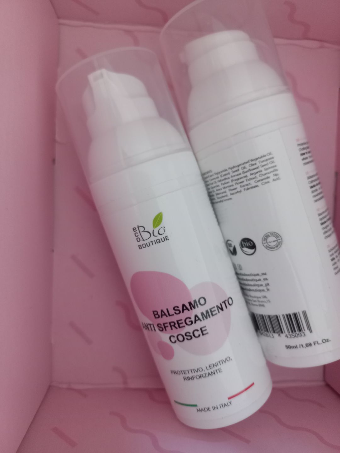 Customer photo review of Balsamo Anti Sfregamento Cosce
