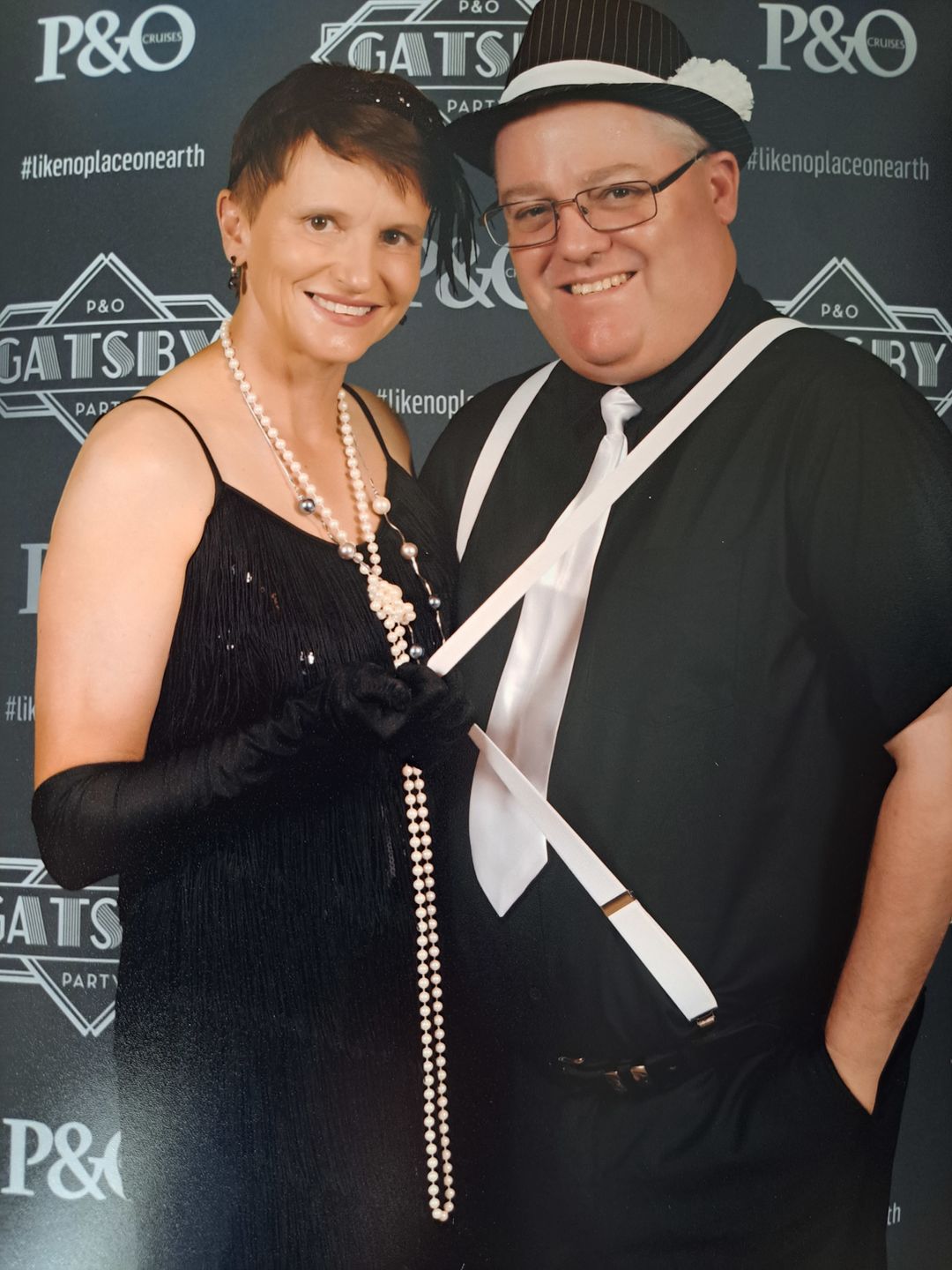 Customer photo review of Black Fringe Flapper Dress
