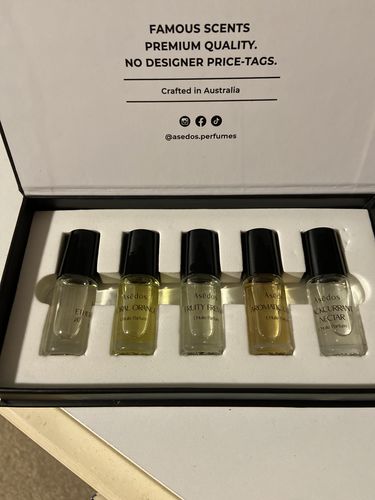 Customer photo review of Asēdos Perfume Oil Set - Her Collection