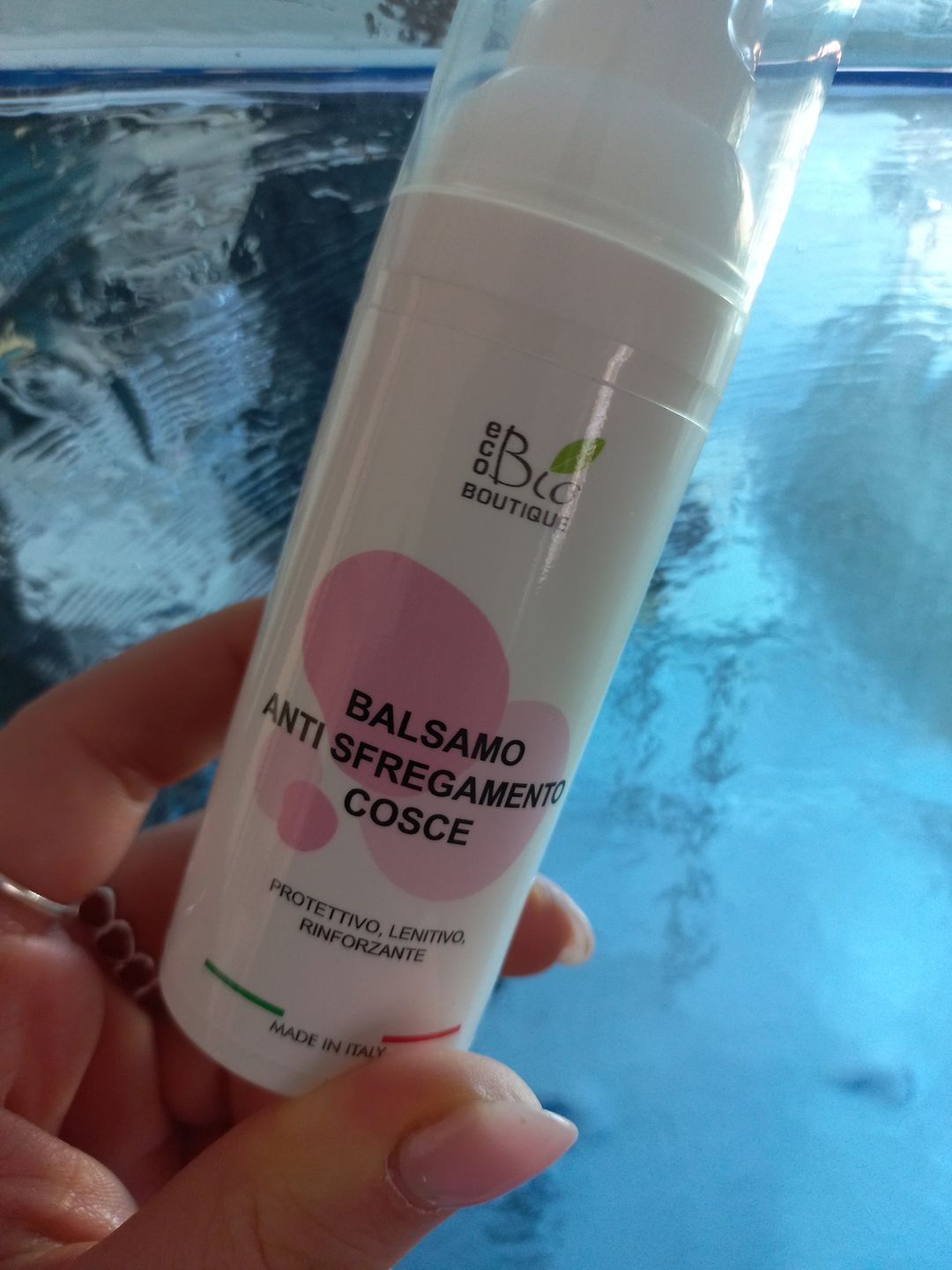 Customer photo review of Balsamo Anti Sfregamento Cosce
