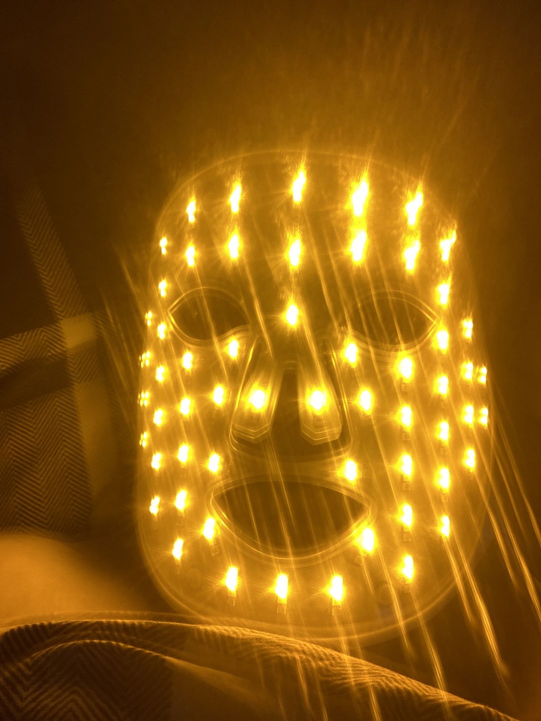 Customer photo review of LED Light Therapy Mask