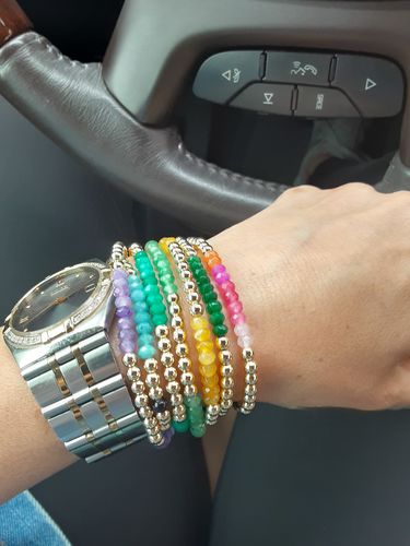 Customer photo review of Rainbow Lila 4mm