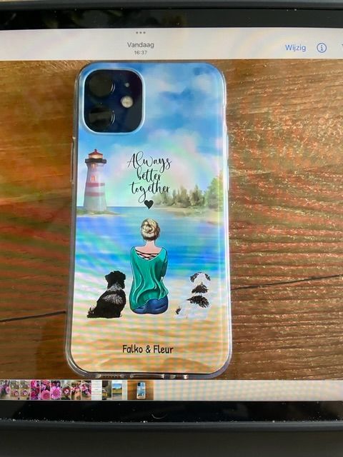 Customer photo review of Onderweg met huisdier - Gepersonaliseerd Telefoonhoesje