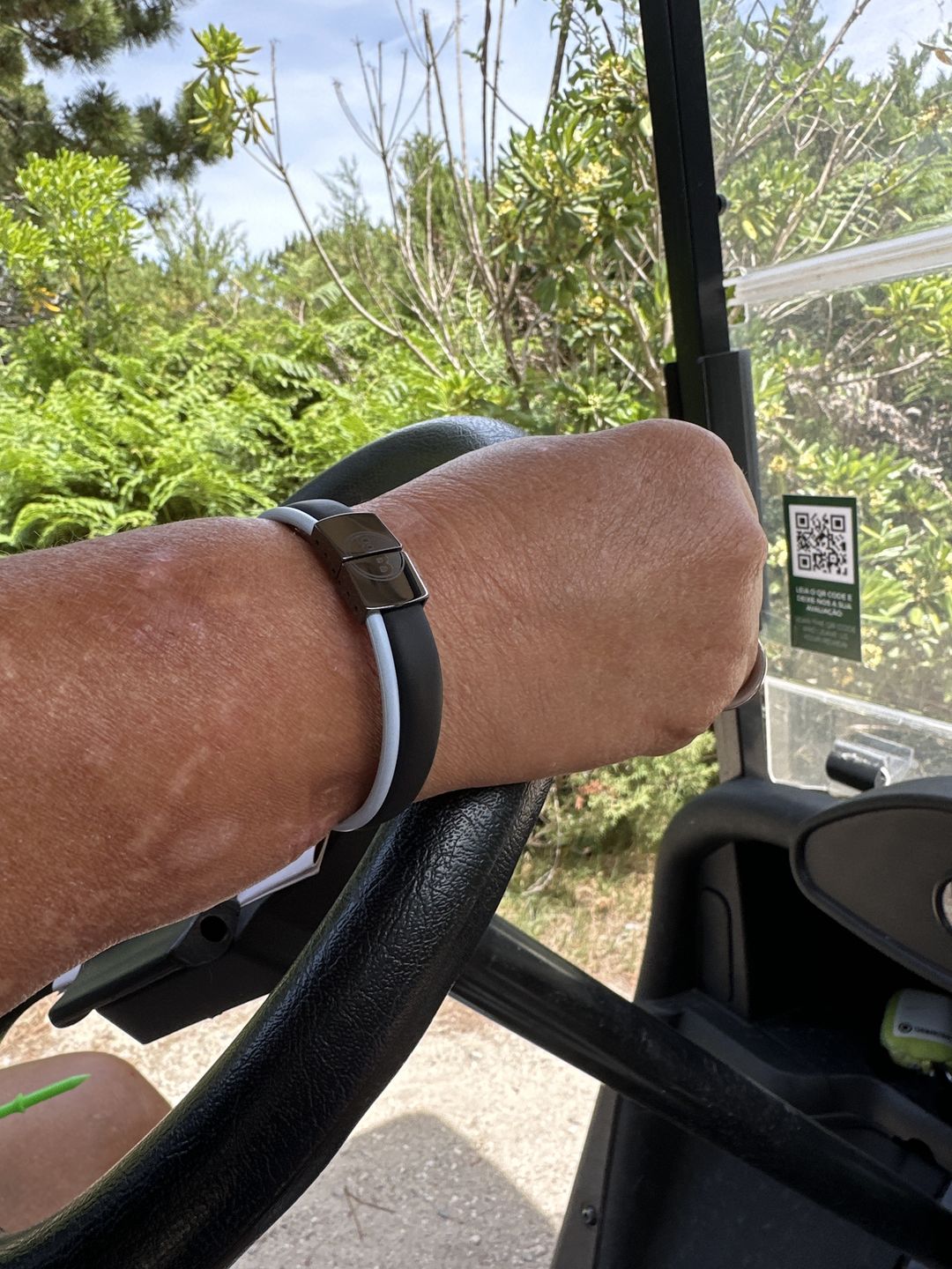 Customer photo review of Limited Edition! Balance Band™ ICE BLUE mit Bernstein