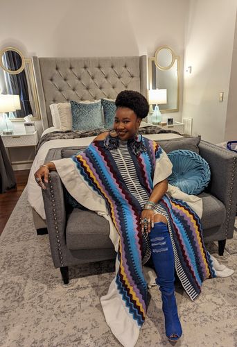 Customer photo review of Comfy Knitted Sweater Dress