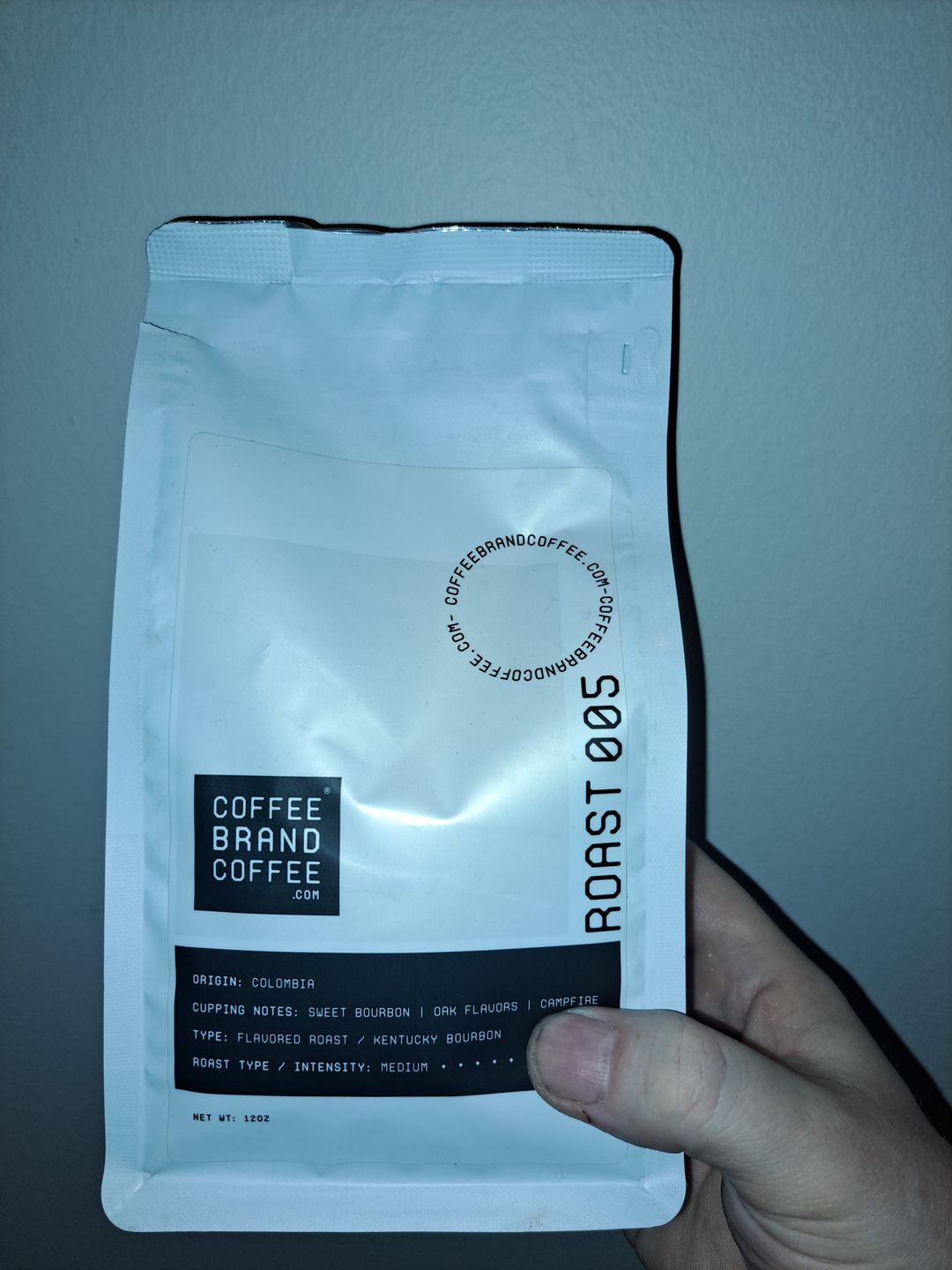 Customer photo review of Bourbon Flavored Coffee