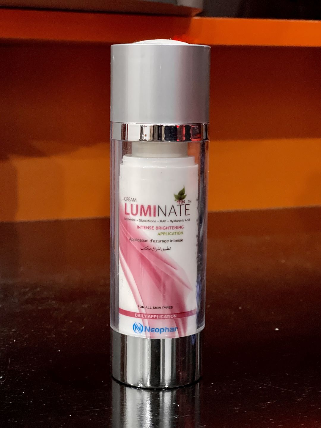 Customer photo review of Luminate Intense Skin Brightening Cream