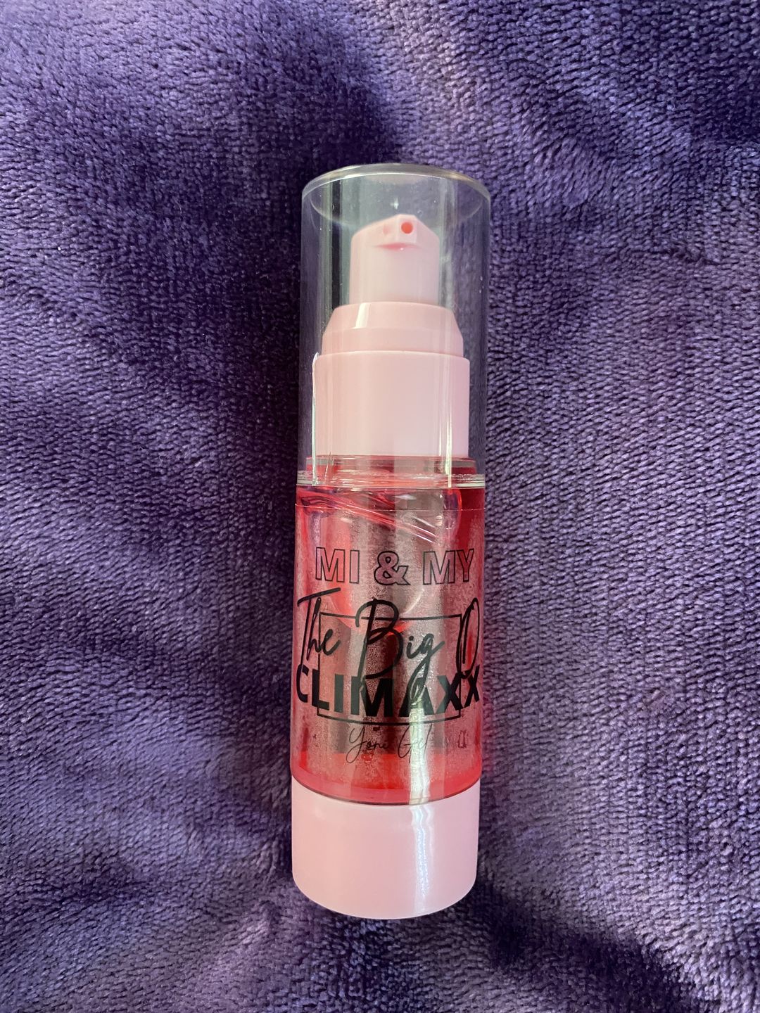 Customer photo review of The Big O CLIMAXX yoni gel
