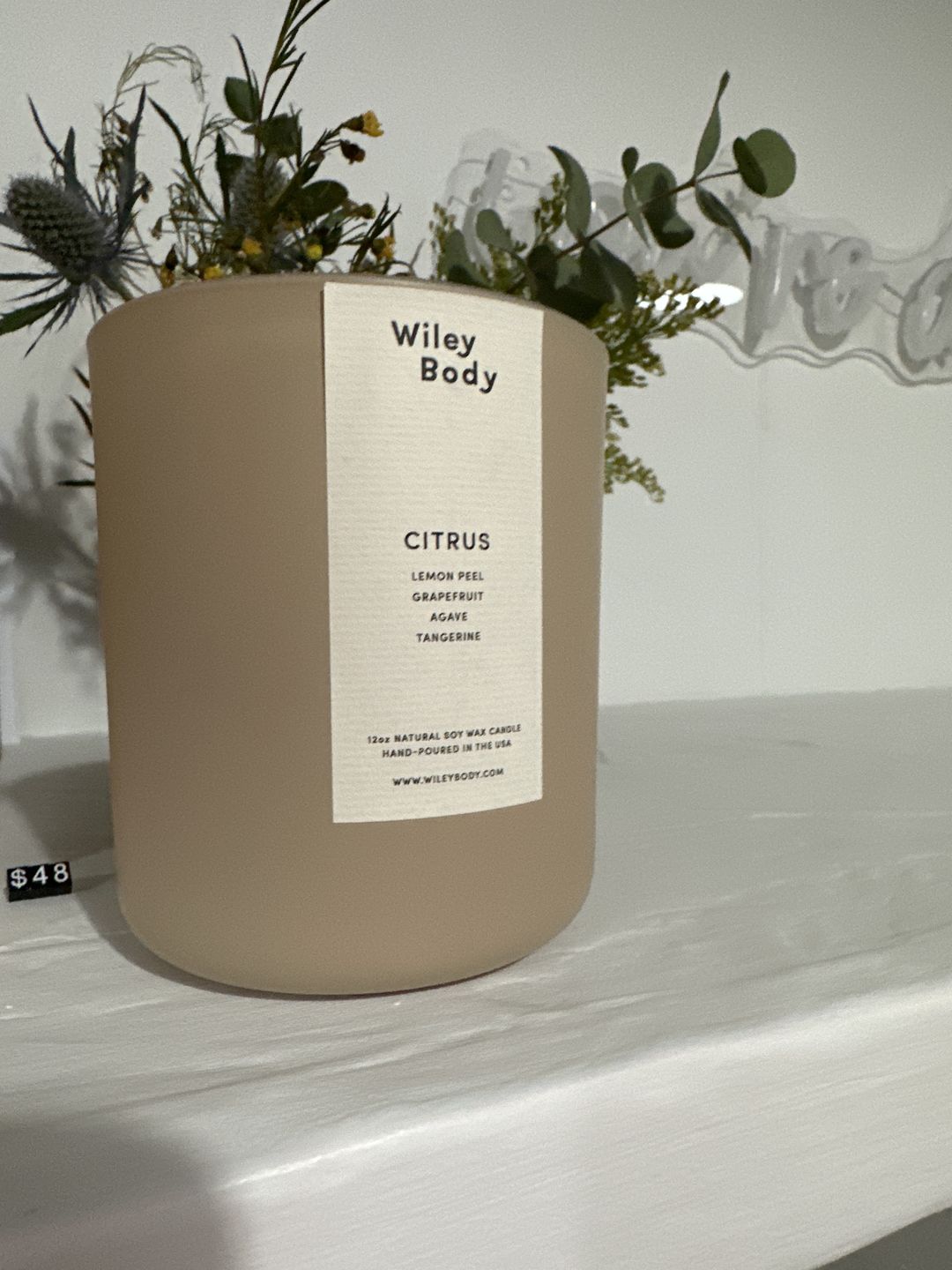 Customer photo review of The Candle - Citrus
