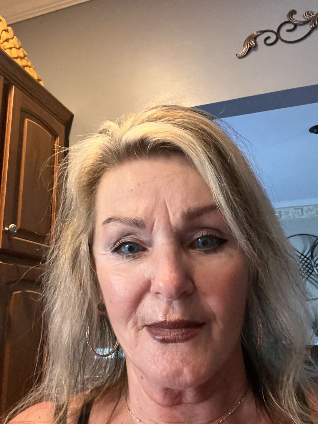 Customer photo review of Pixie Blue Prescription Coloured Contact Lenses