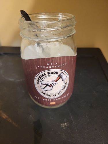 Customer photo review of Morning Wood Male Enhancer Gel