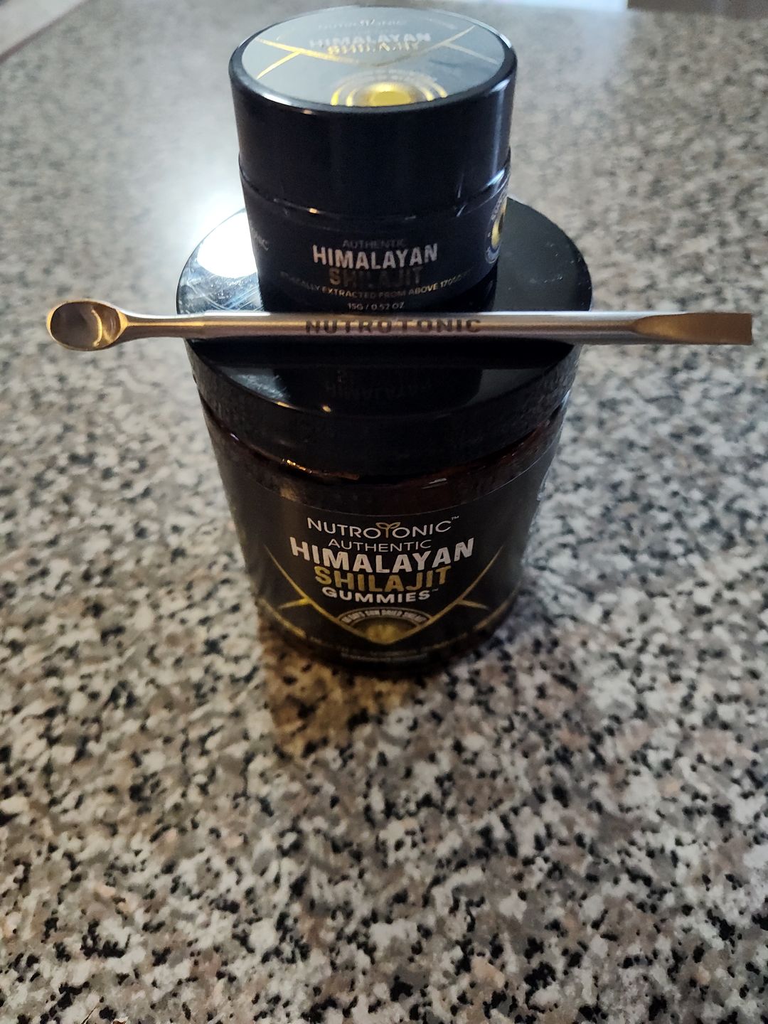 Customer photo review of Authentic Himalayan Shilajit® Gummies Sweetened with Organic Manuka Honey Flavored with Organic Blood Orange Oil & Organic Vanilla