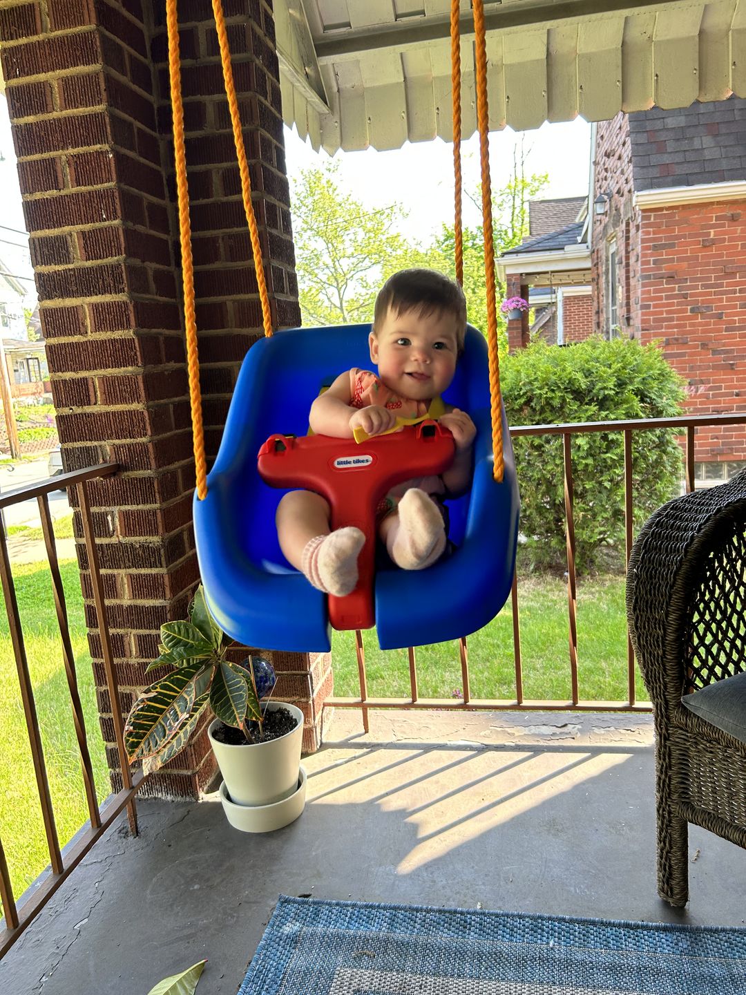 Customer photo review of Wool Socks, Baby and Toddler, Pink & Rose