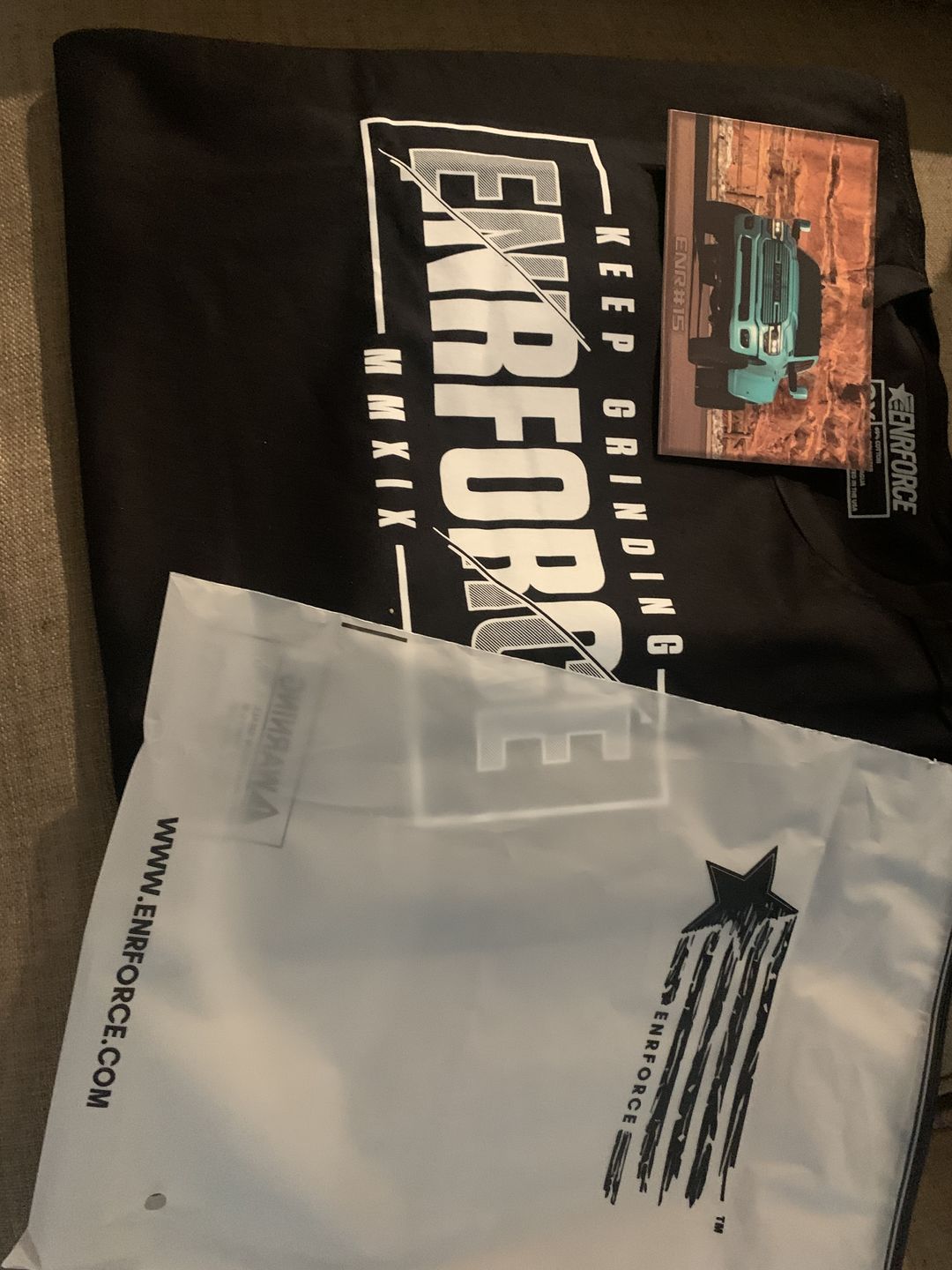Customer photo review of Mystery Tee