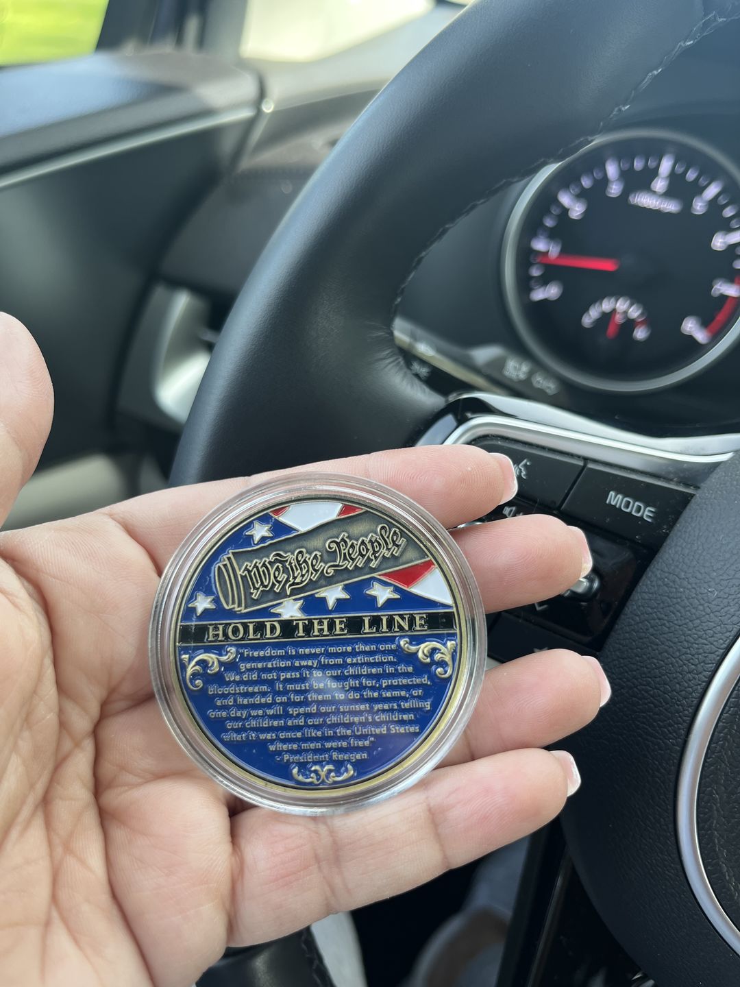 Customer photo review of We the People Decal