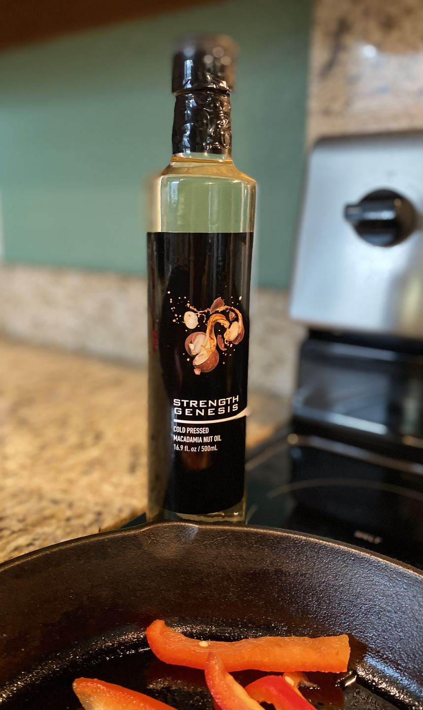 Customer photo review of Australian Macadamia Nut Oil Cold Pressed (500ml Bottle)