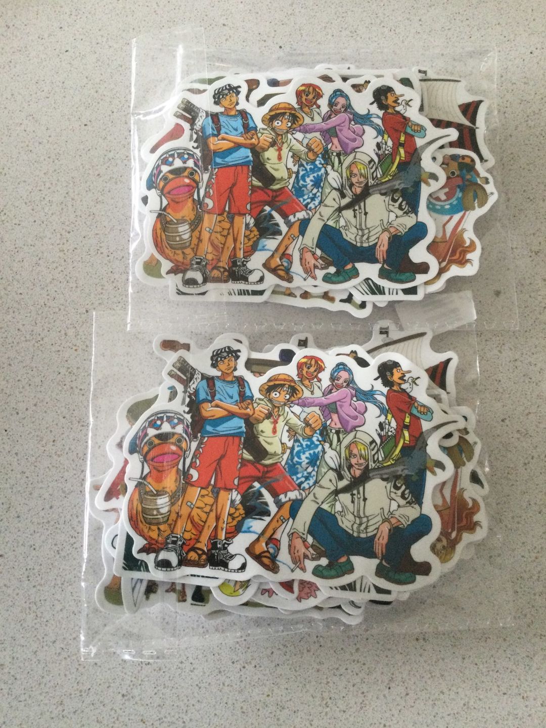 Customer photo review of Vinyl Waterproof Stickers