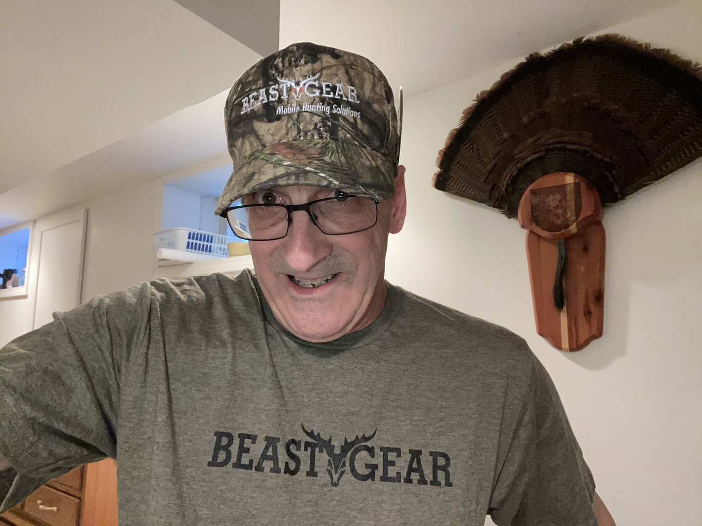 Customer photo review of BEAST GEAR MILITARY GREEN T-SHIRT