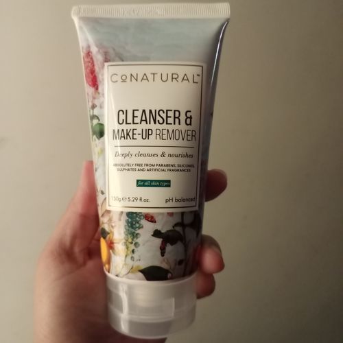 Customer photo review of Organic Cleanser & Make-up Remover