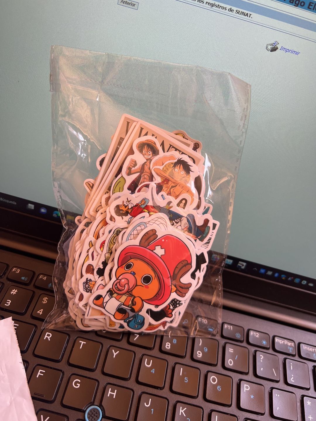 Customer photo review of Vinyl Waterproof Stickers