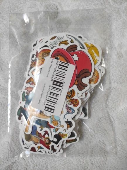 Customer photo review of Vinyl Waterproof Stickers