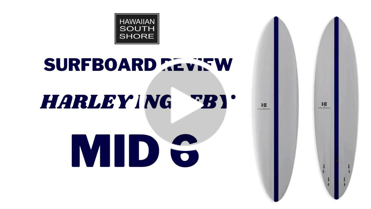 Customer video review of Harley Ingleby MID 6 Five Fin (6'4-7'10) Thunderbolt Red FCS II