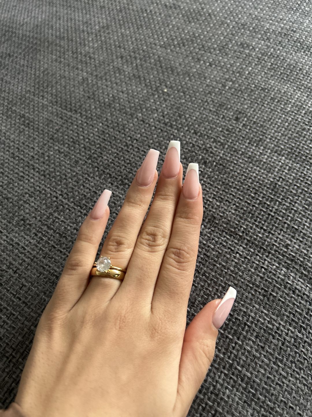 Customer photo review of Verena Ring | 18K vergoldet