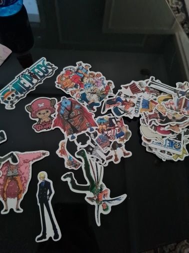 Customer photo review of Vinyl Waterproof Stickers