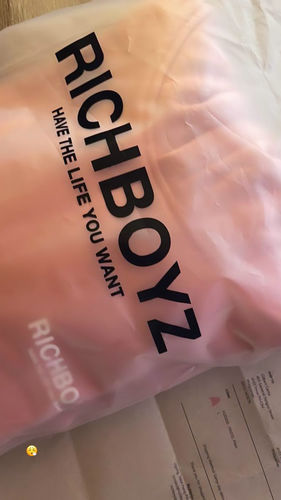 Customer photo review of HOODIE - PASTEL PINK