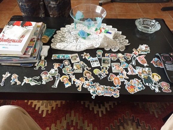 Customer photo review of Vinyl Waterproof Stickers
