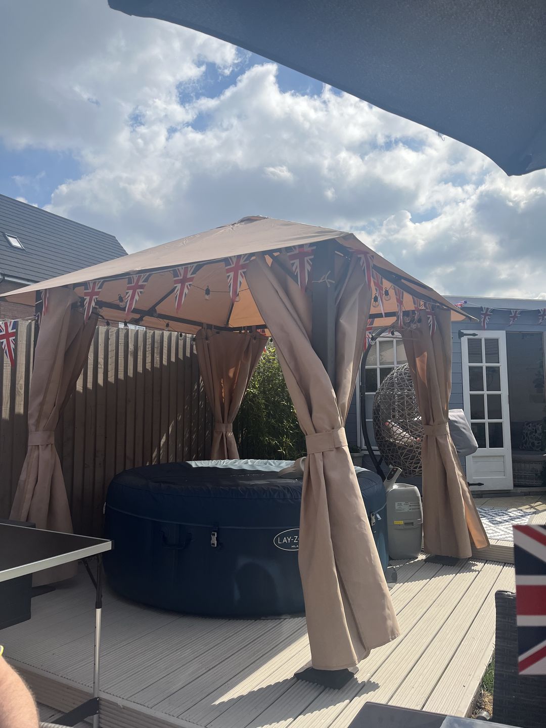 Customer photo review of Venice Garden Gazebo Canopy