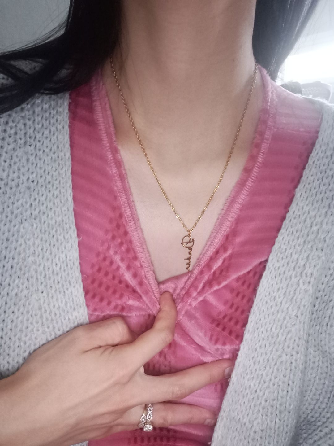 Customer photo review of Collier Signature Personnalisable