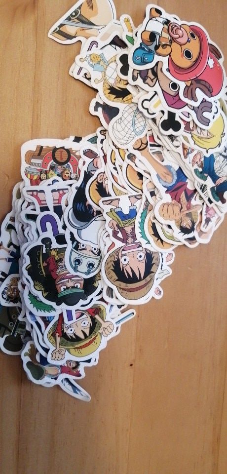 Customer photo review of Vinyl Waterproof Stickers