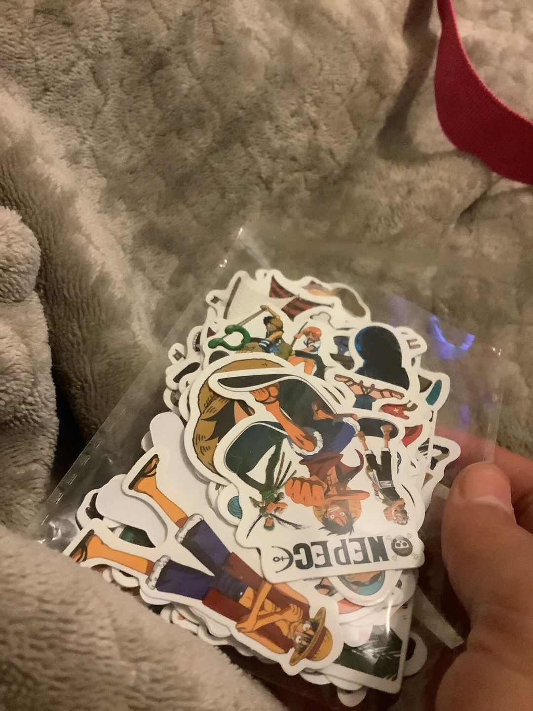 Customer photo review of Vinyl Waterproof Stickers