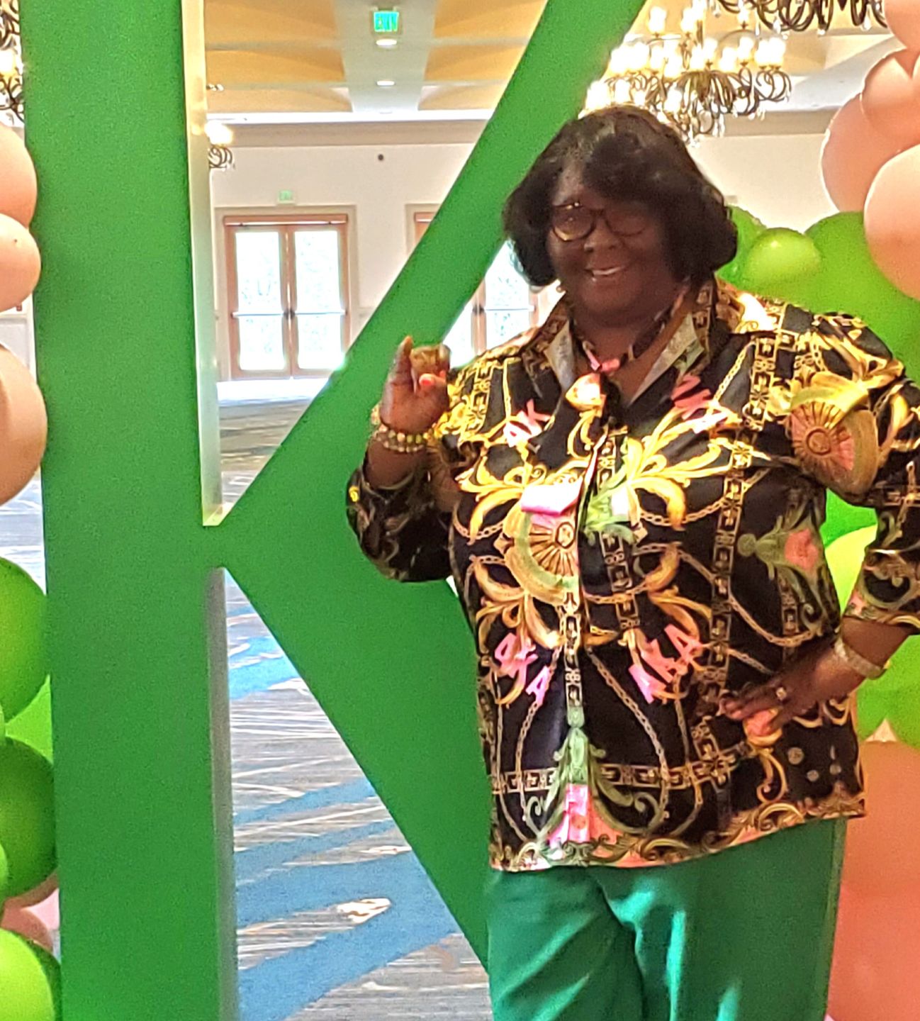 Customer photo review of Chains & More Blouse- AKA